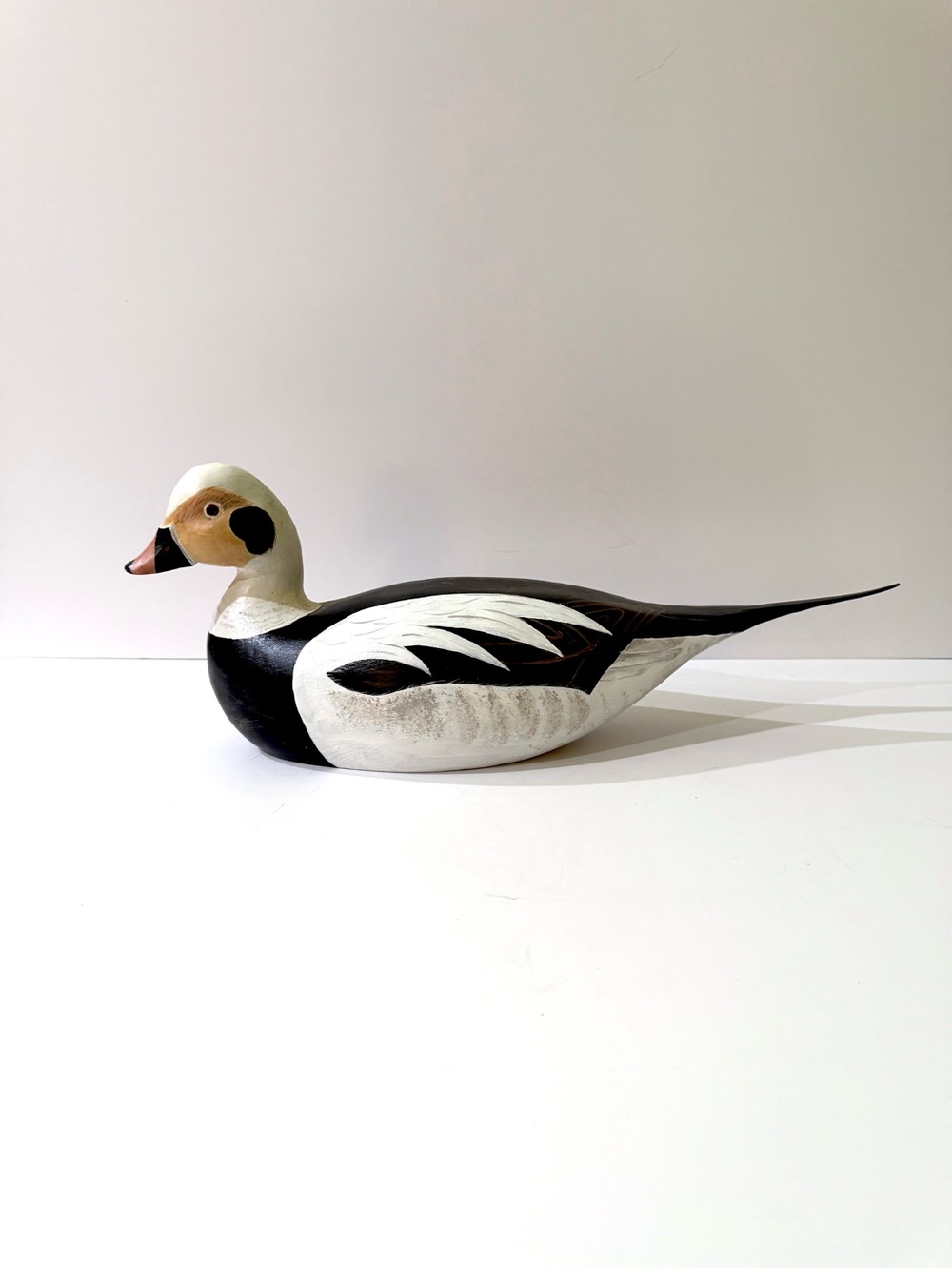 Signed/Date/Numbered Vintage Handmade Wood Duck Decoy “Old Squaw”
